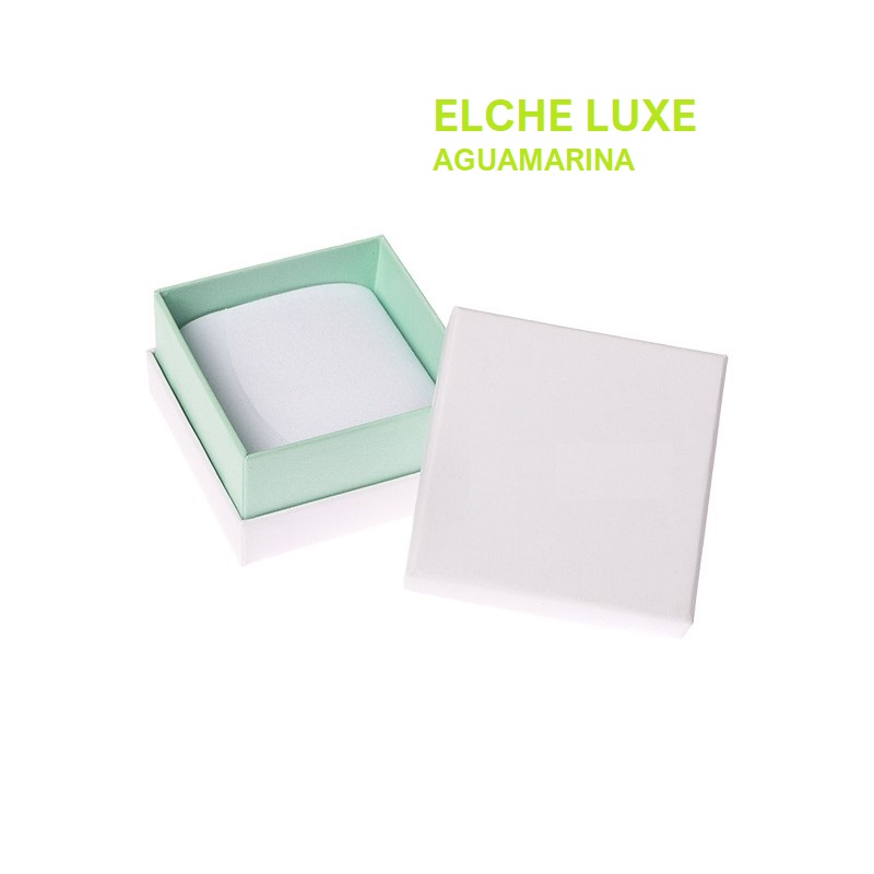 Caja Elche LUXE juego + cadena/colgante 65x65x38 mm.